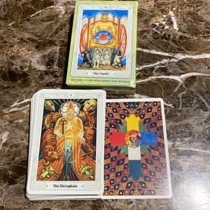 SPOOKY Aleister Crowleys THOTH tarot deck